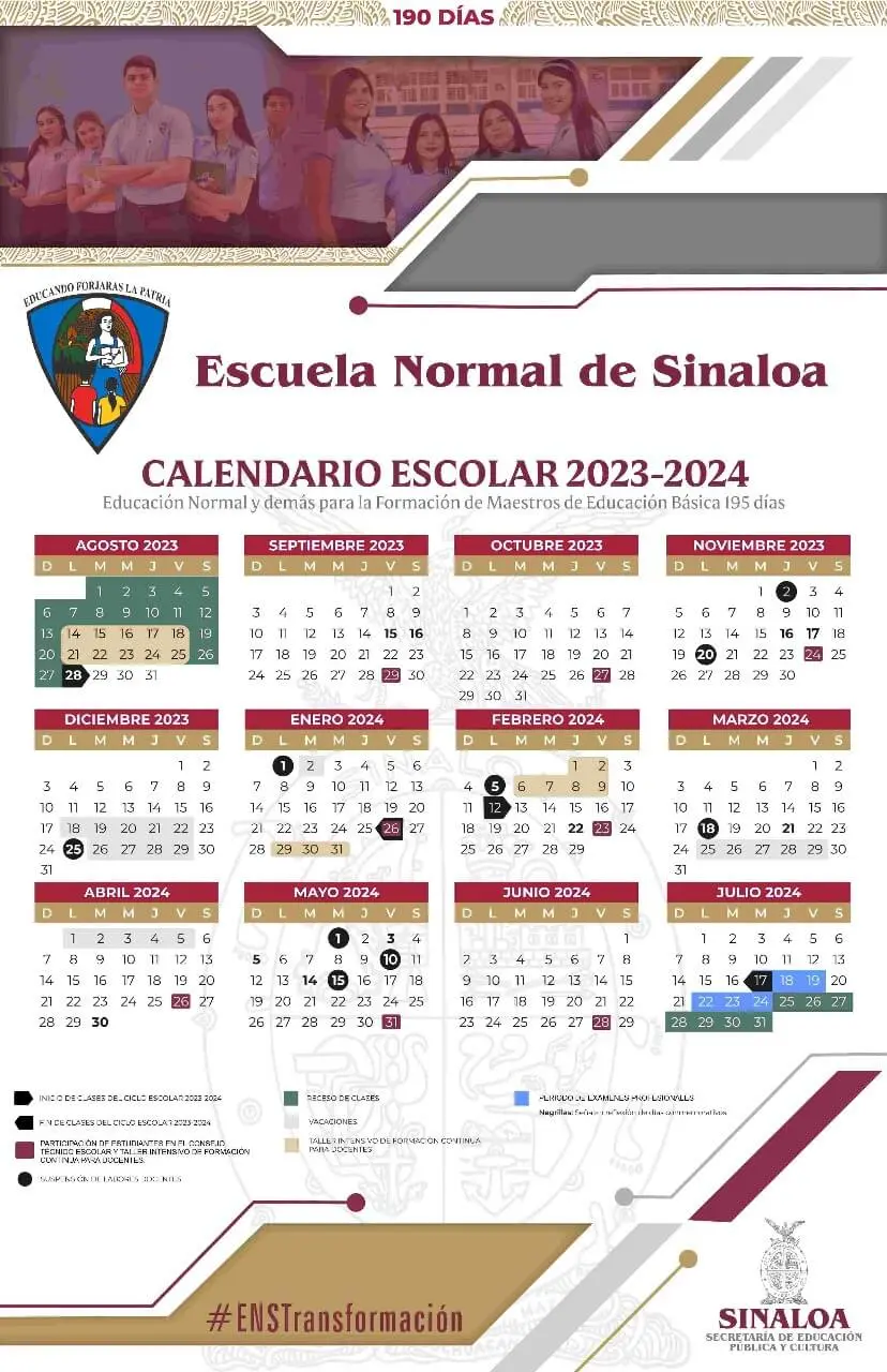 Calendario Escolar 2023-2024