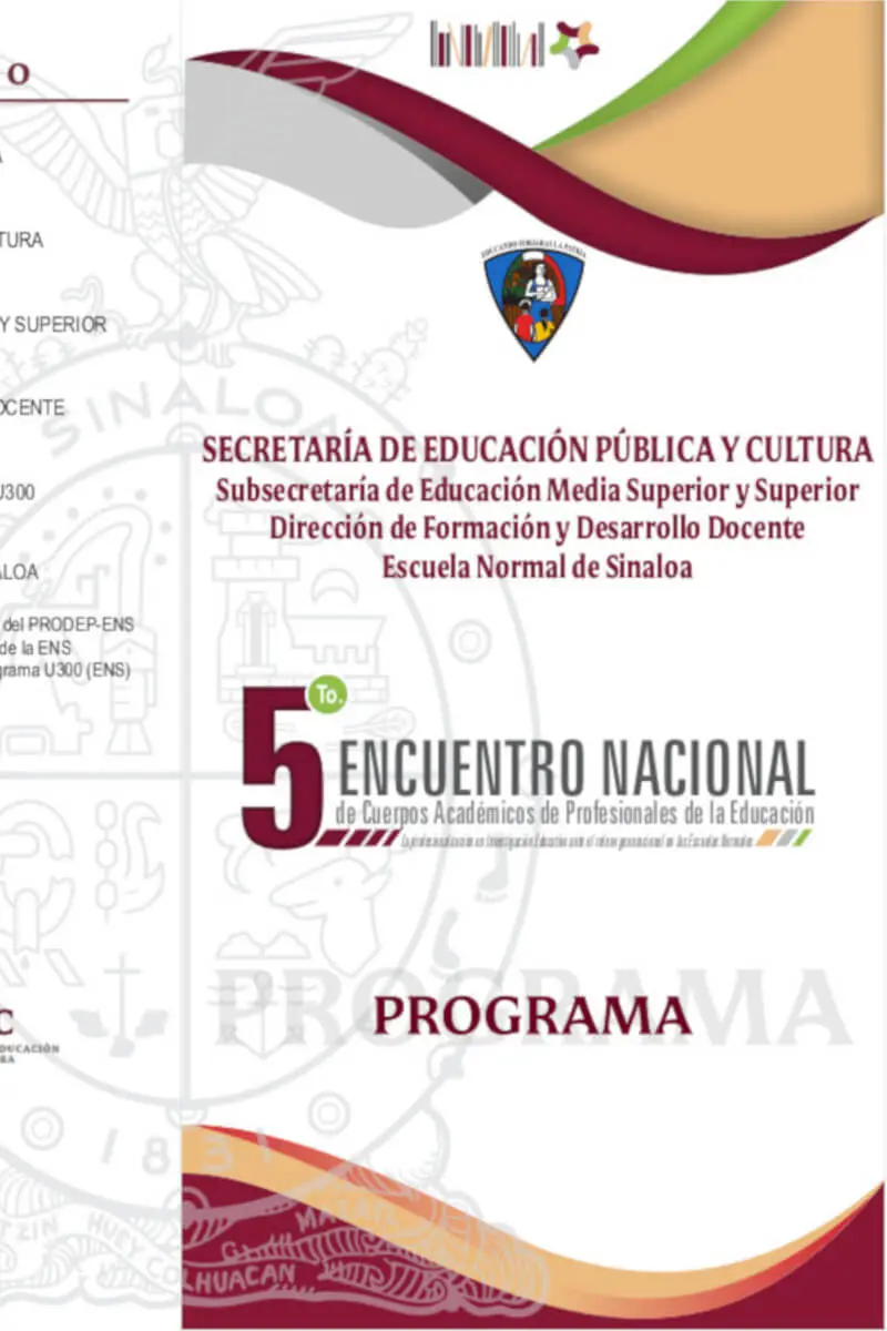 Programa 5o Encuentro Nacional de Cuerpos Académicos